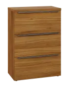 SIN 3 - 83Z kancelářská skříň, 3-zásuvková, 1120x800x400, ořech světlý